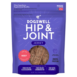 Dogswell Jerky Hip & Joint Beef Recipe Grain-Free Dog Treats